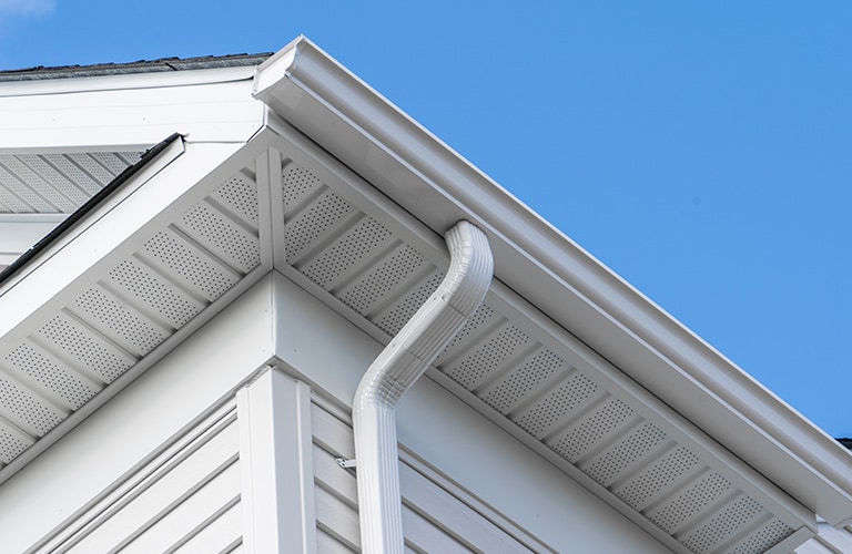 seamless gutters exterior point home remodeling