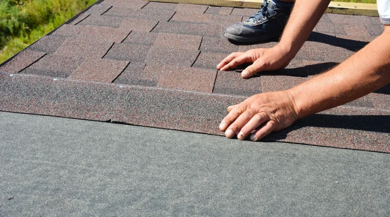 Installing a new roof near Holmdel New Jersey