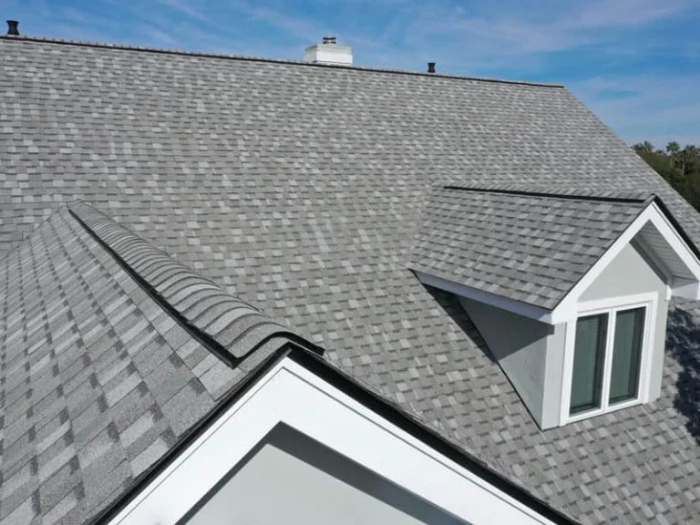 New gray architectural shingle roof with dormer in South River, NJ