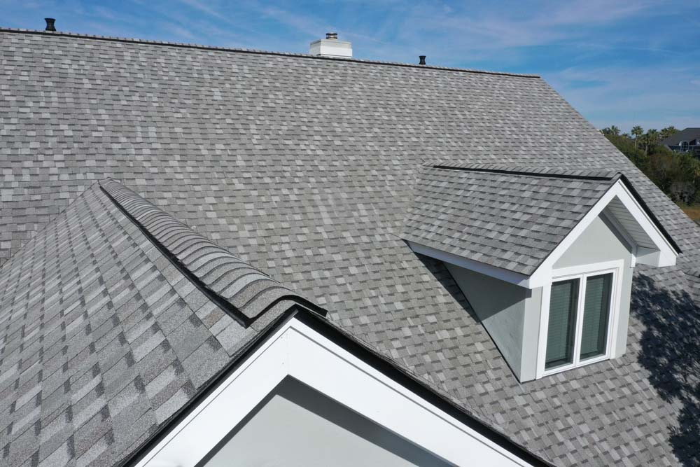 Gray owens corning roof
