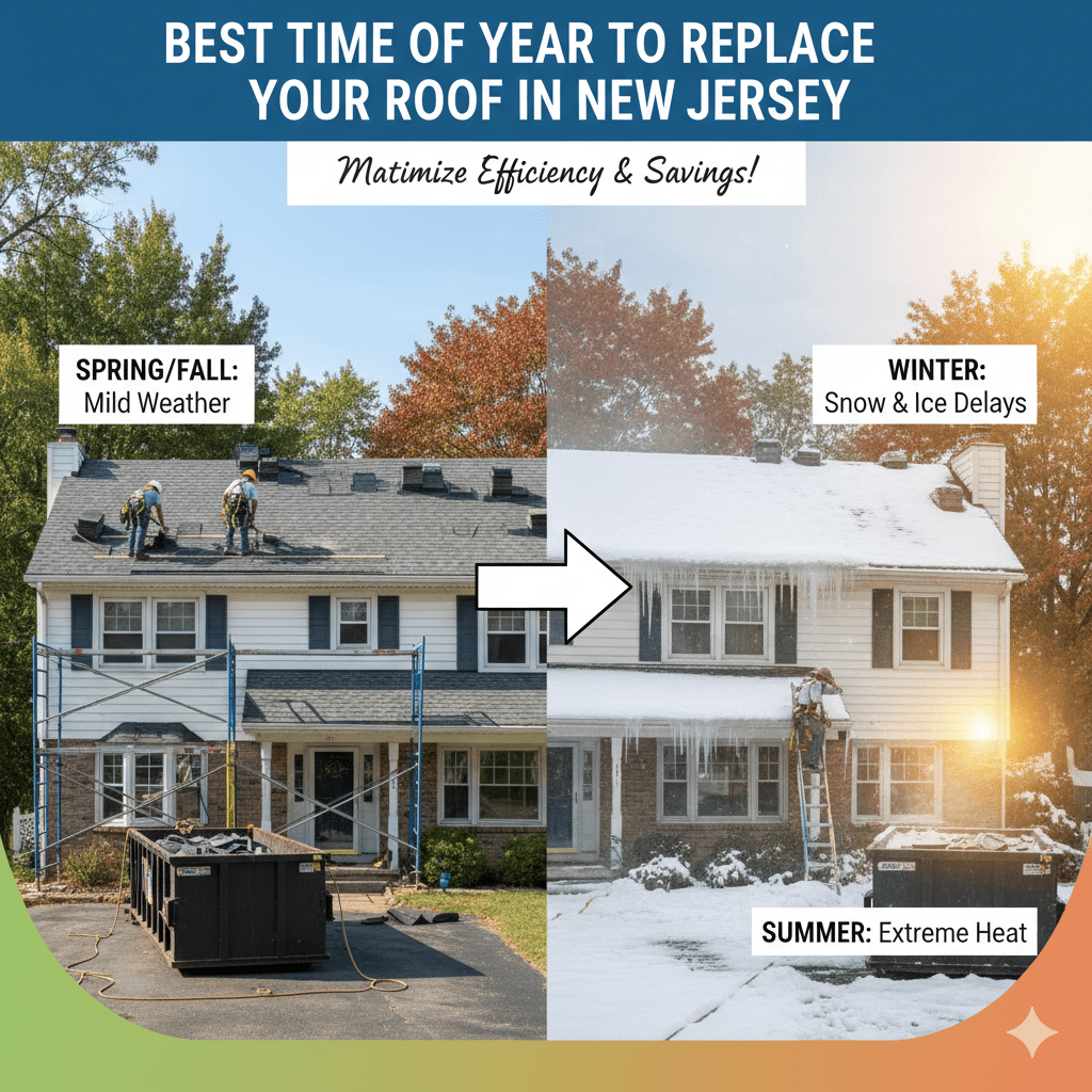 Best Time of Year to Replace Your Roof in New Jersey 1 Best Time of Year to Replace Your Roof in New Jersey