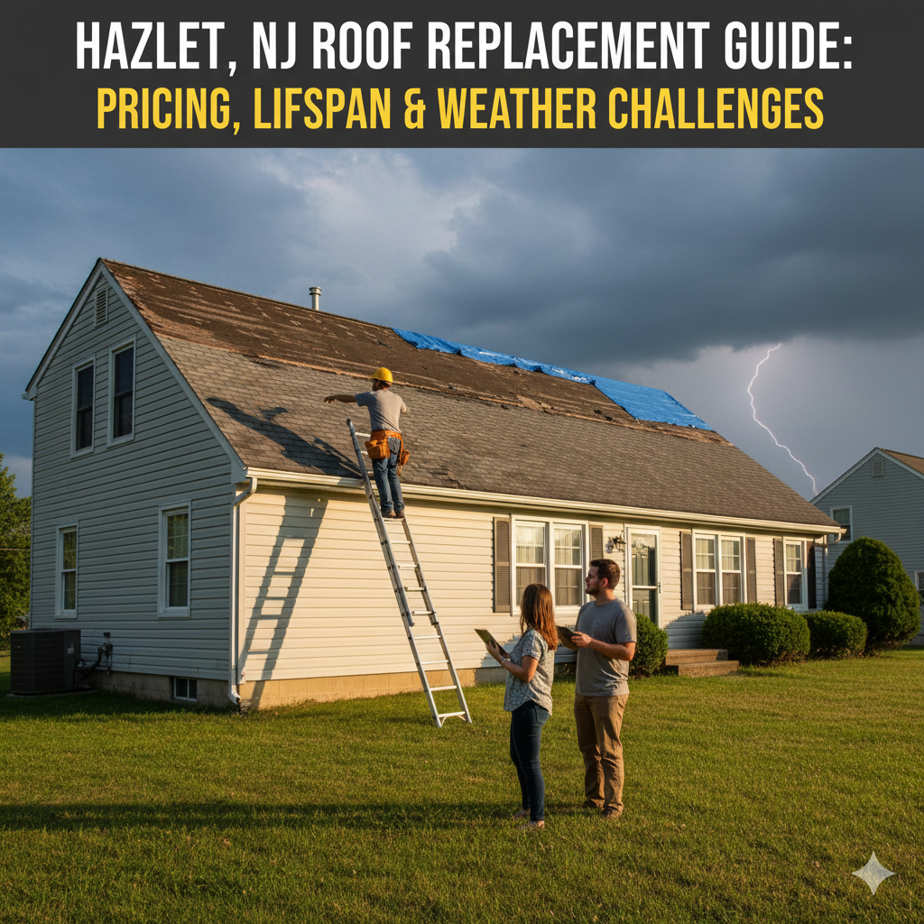 Hazlet, NJ Roof Replacement Guide: Pricing, Lifespan & Weather Challenges Unique to the Area 1 hazlet, Â NJ roof replacement guide