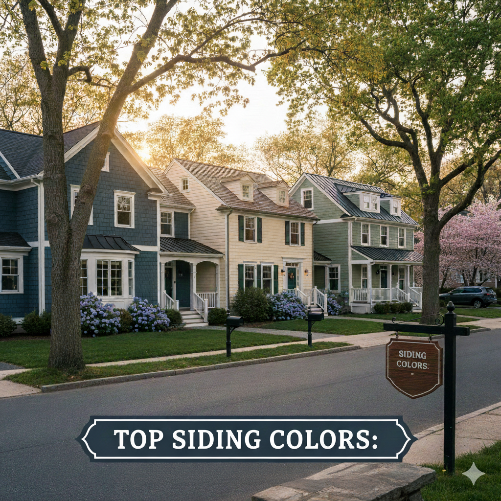 Top Siding Colors Seen in Middletown, Holmdel & Hazlet Neighborhoods (2026 Trends) 1 top siding colors