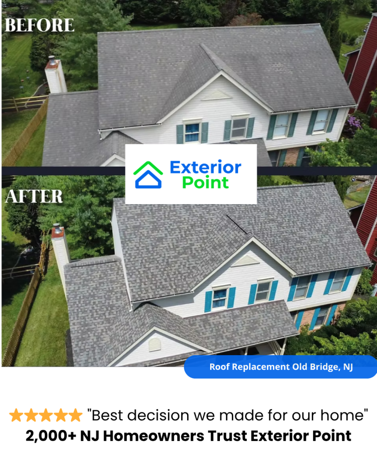Before and After Roof Replaced