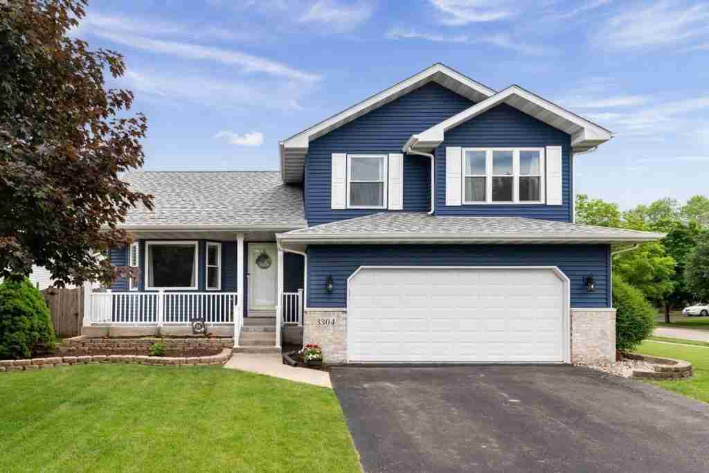blue siding