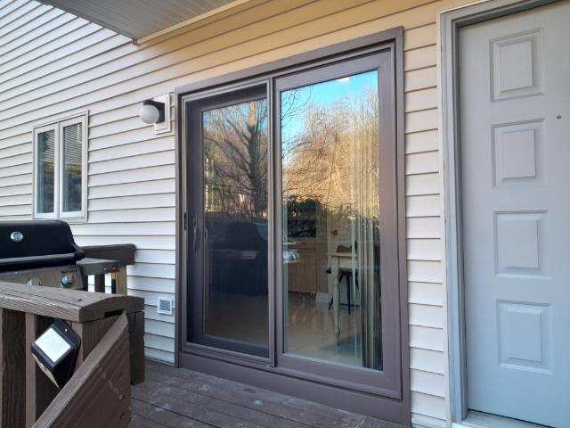 Bronze Sliding Glass Door
