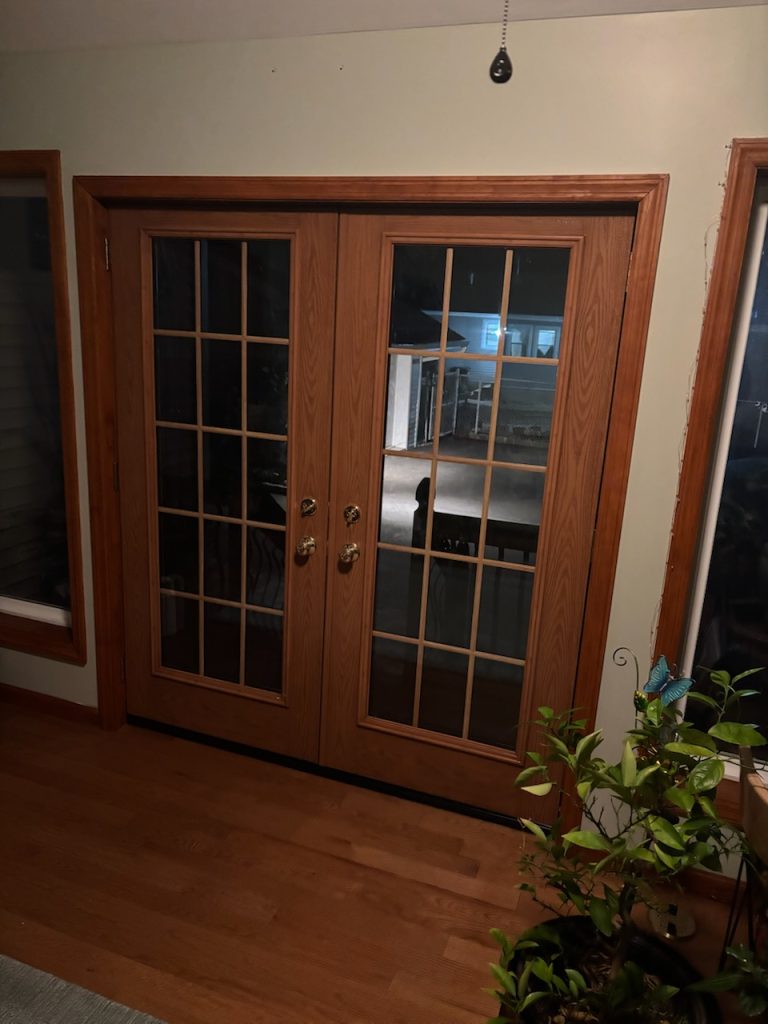 Wood French Door