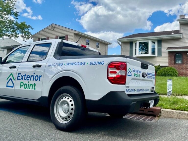 Exterior Point Truck outside new windows