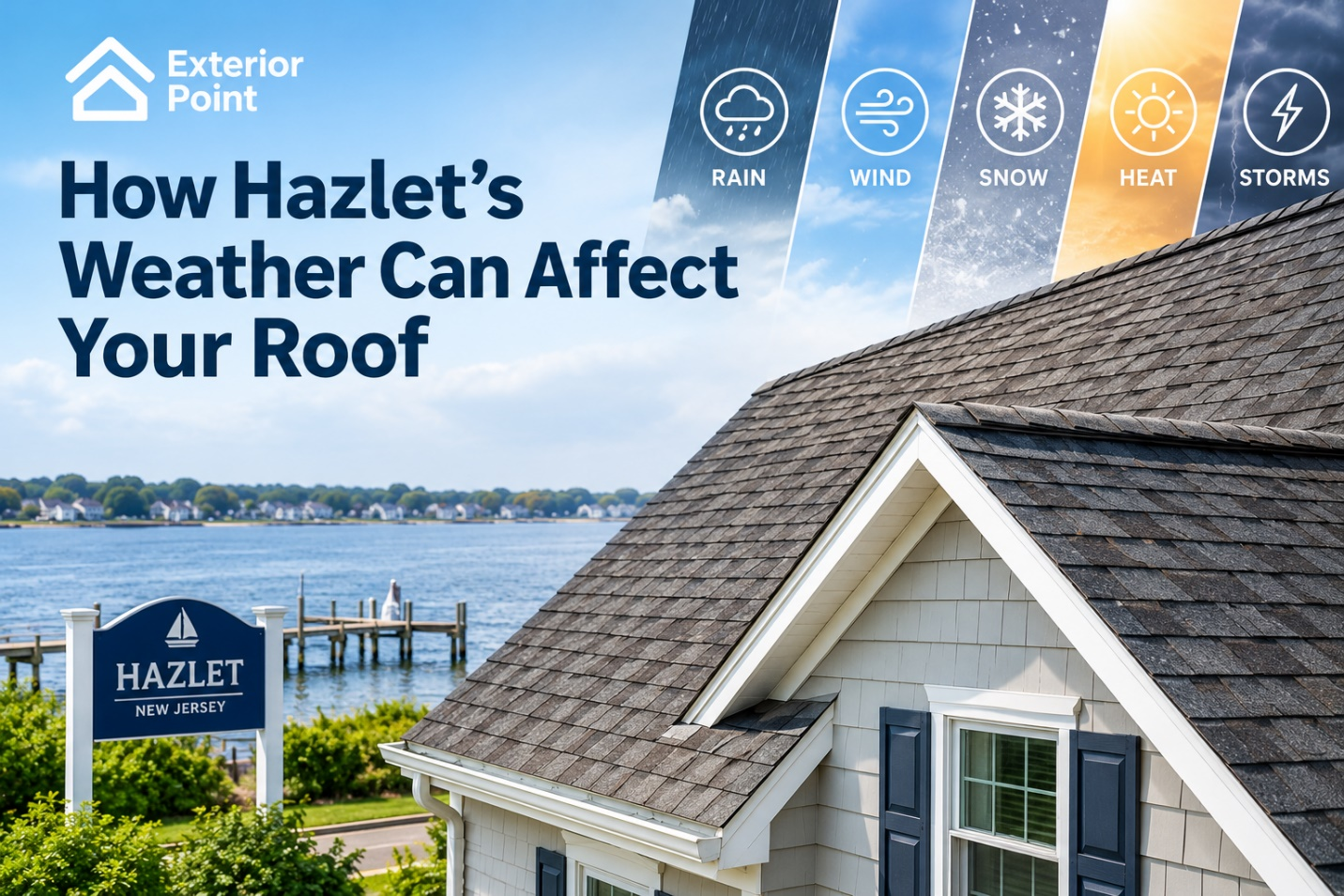Roof repair vs replacement in Hazlet, NJ: How to decide 2 How Hazlet's Weather Can Have an Effect on Your Roof