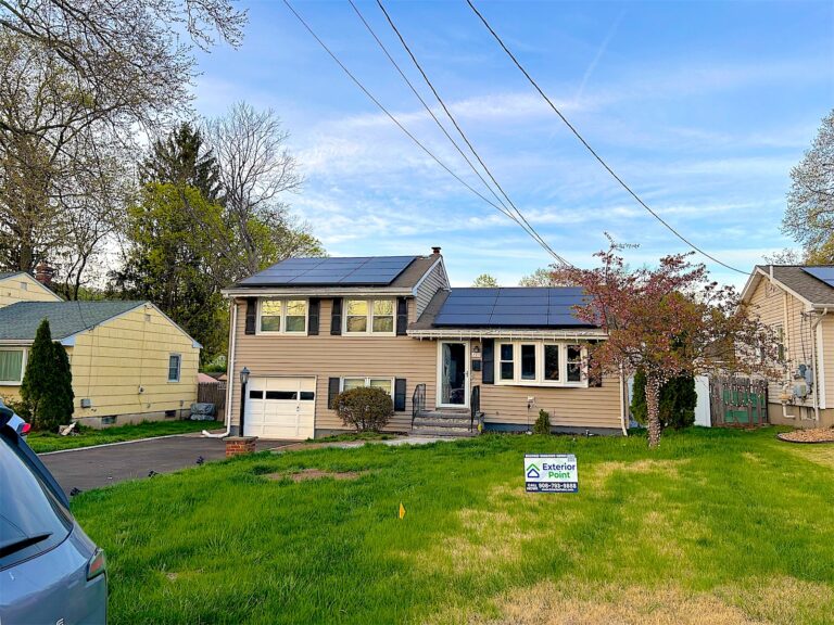 Exterior Point yard sign in front of a split-level home in North Plainfield, NJ