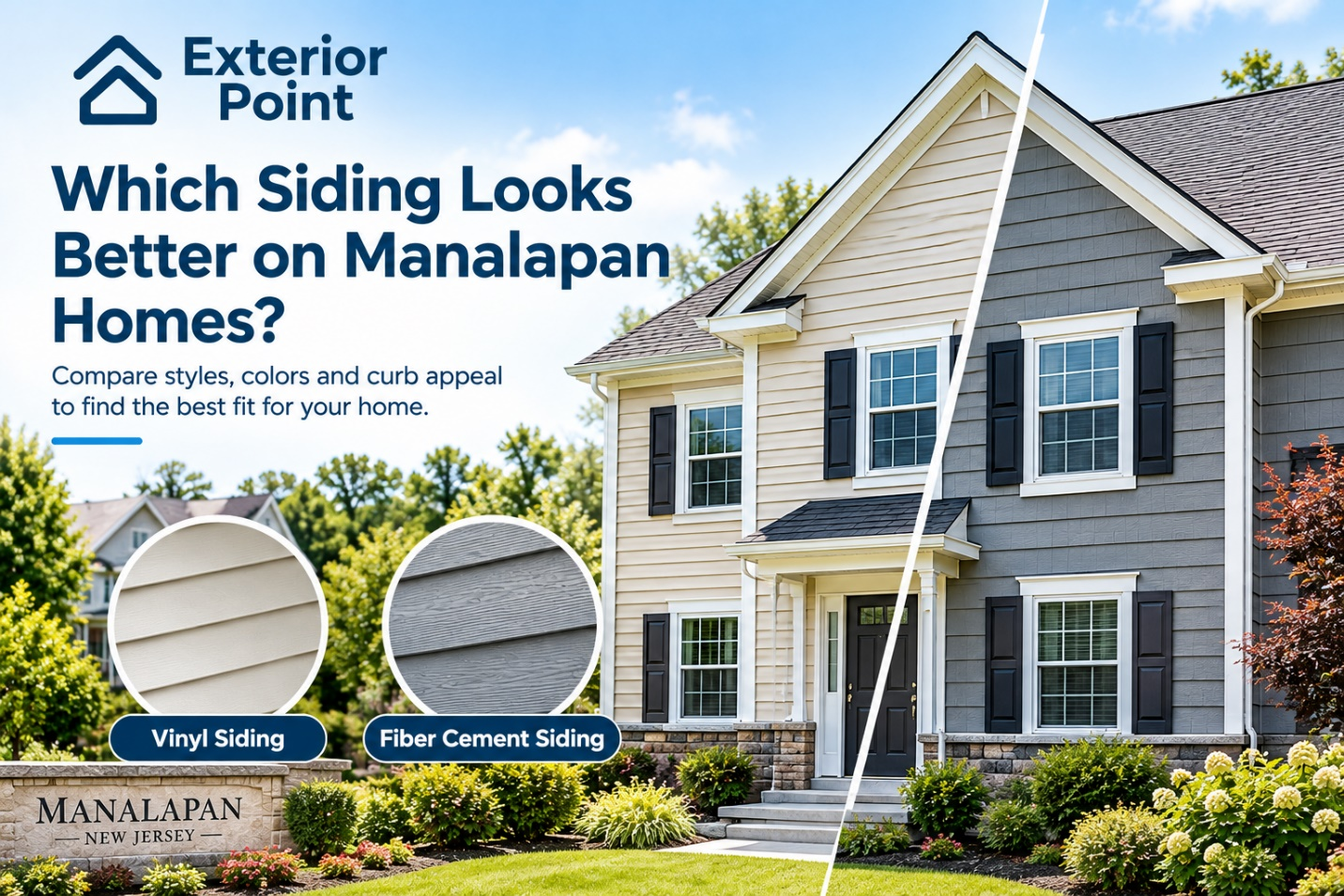 Which Siding Looks Better on Manalapan Homes?