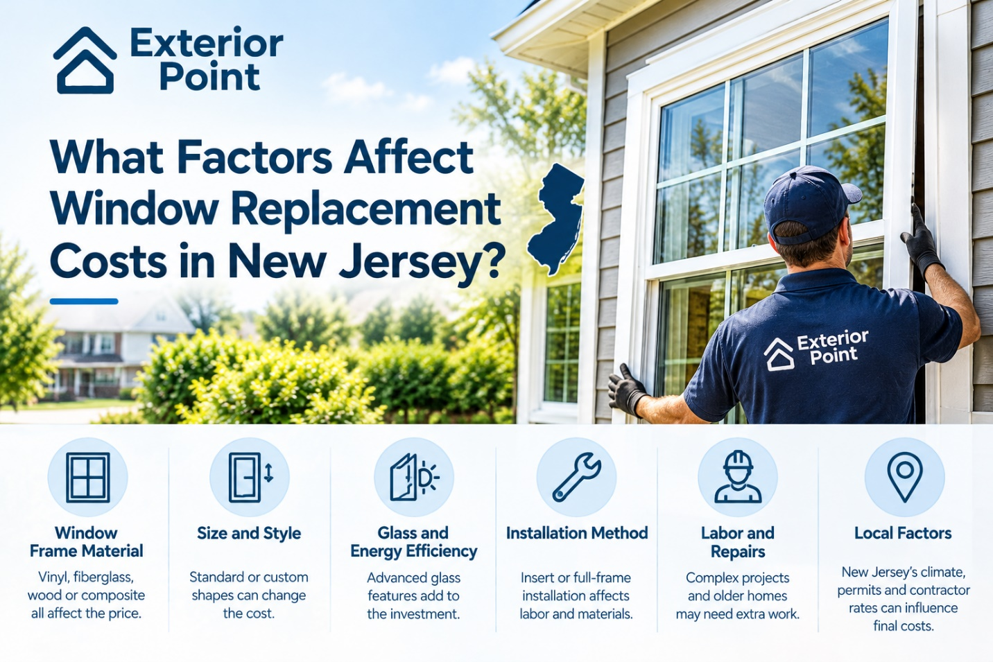 How Much Should New Windows Cost in New Jersey? 2026 Guide 2 What Factors Affect Window Replacement Costs in New Jersey?
