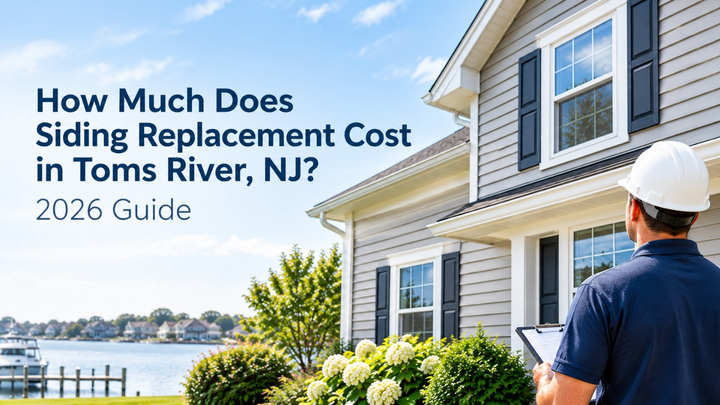 How Much Does Siding Replacement Cost in Toms River, NJ? 2026 Guide 1 How Much Does Siding Replacement Cost in Toms River, NJ? 2026 Guide